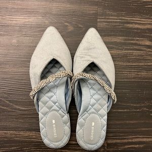 Birdies the Swan crystal bracelet flats size 6